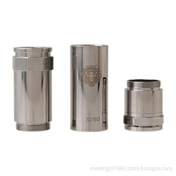 Mechanical King mod stainless steel battery body mod Use 18650 or 18350 battery fit for all 510 EGO thread atomizer 0207011